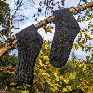 Vlněné horské ponožky "Černá ovce" - 47-48